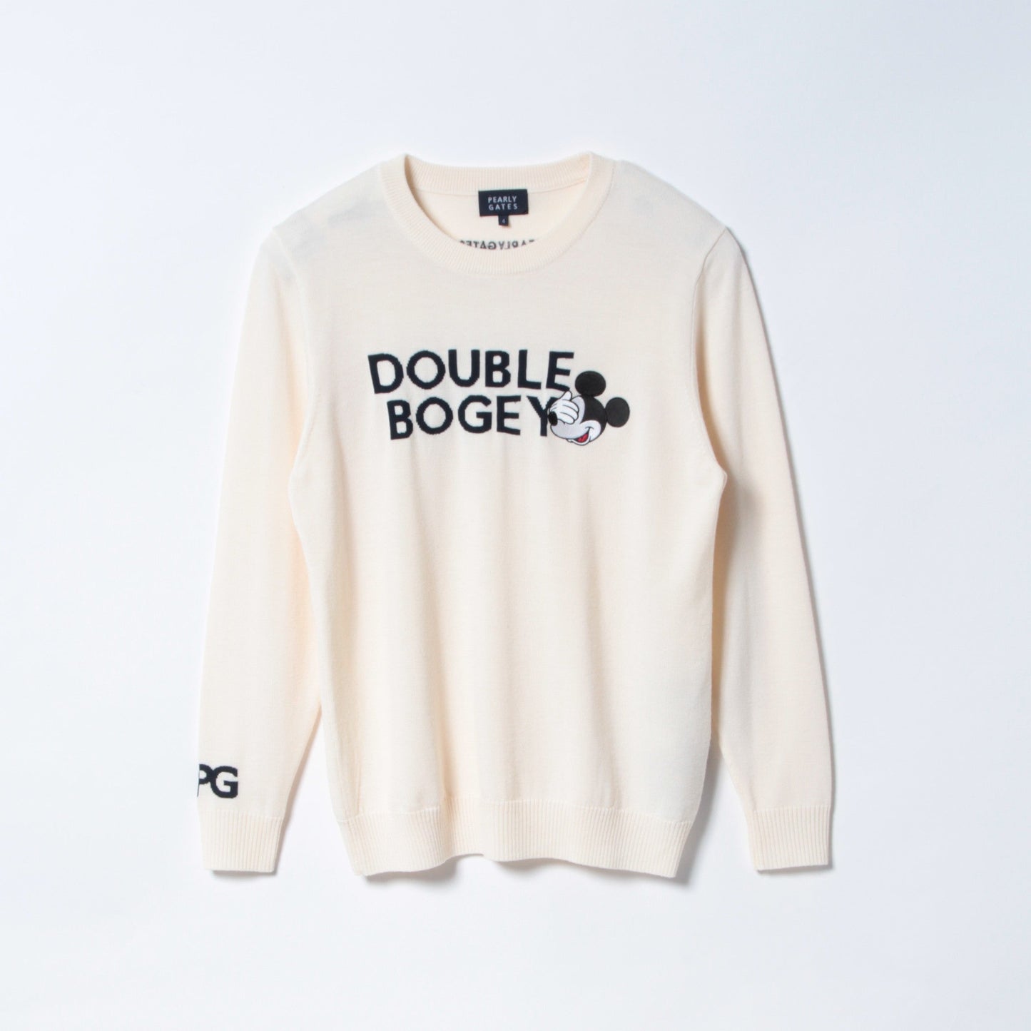 VICTORIA×AMOSSA クルーネックニット プルオーバー<MICKEY SERIES>