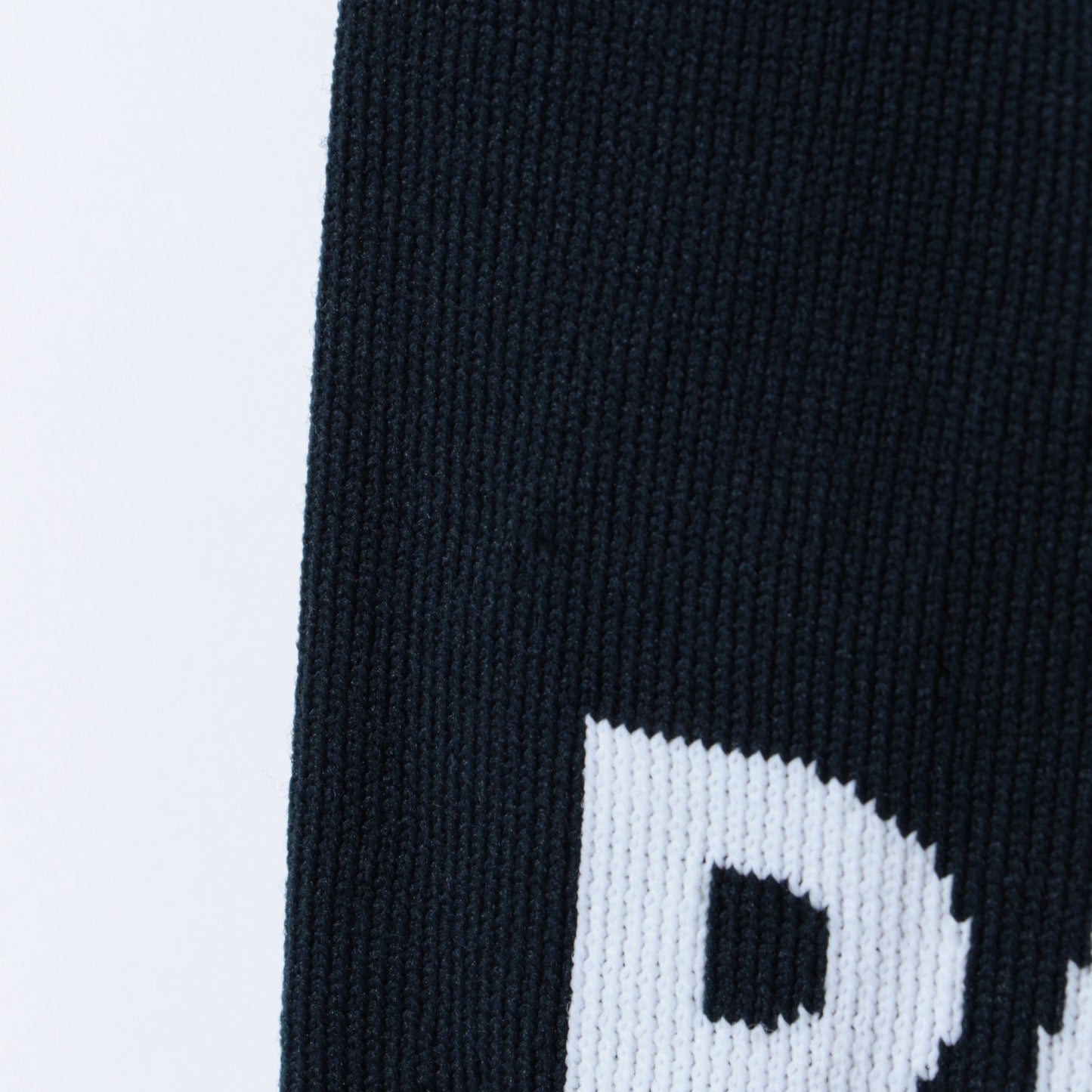 PY ロゴ ジャガード クルーネック ニット プルオーバー <LOGOシリーズ>