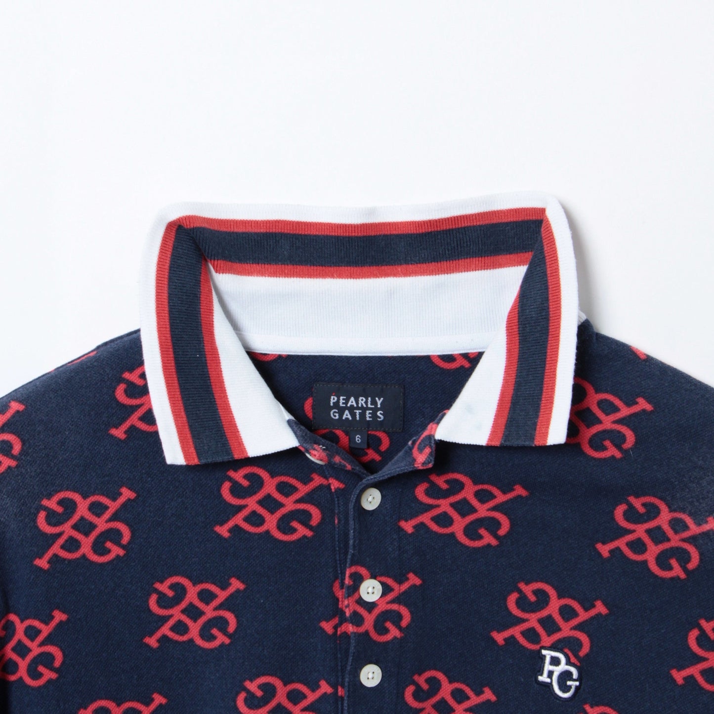 スーピマカノコ 半袖 ポロシャツ <PGモノグラム>