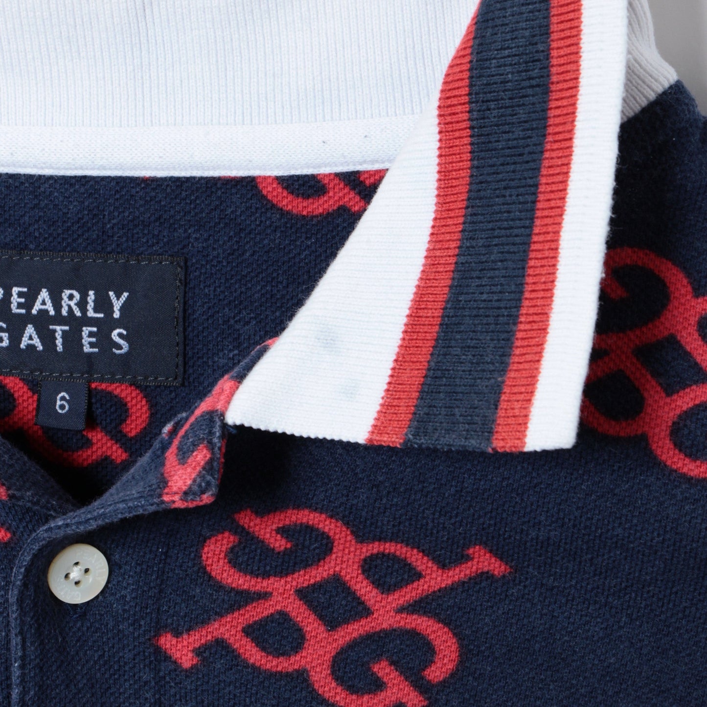 スーピマカノコ 半袖 ポロシャツ <PGモノグラム>