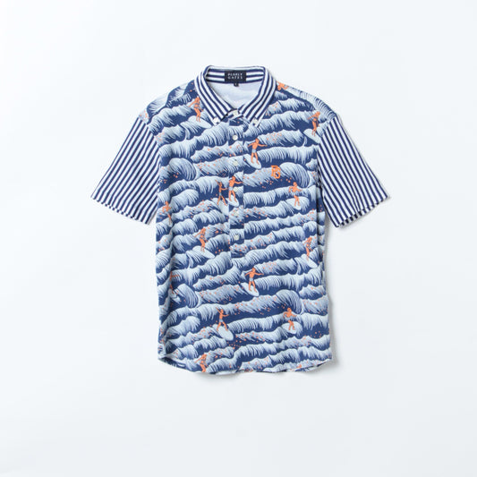 サーファープリント　カットシャツ　(MEN'S)